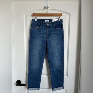 LOFT Straight Leg Jeans in Medium Blue Wash